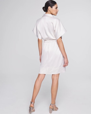 Short Sleeve Utility Shirt Dress | White House Black Market Short Sleeve Utility Shirt Dress | White House Black Market
